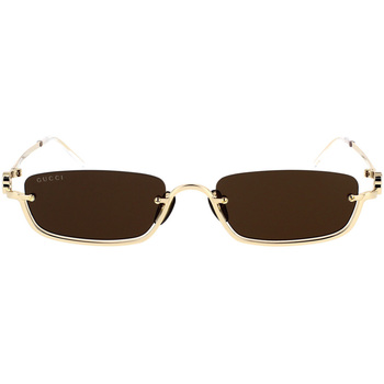 Hodinky & Bižuterie sluneční brýle Gucci Occhiali da Sole  GG1278S 001 Zlatá