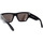 Hodinky & Bižuterie Muži sluneční brýle McQ Alexander McQueen Occhiali da Sole  AM0393S 001 Černá
