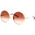 Hodinky & Bižuterie Ženy sluneční brýle Chloe Occhiali da Sole Chloé CH0184S 003 Zlatá