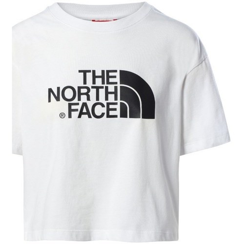 Textil Ženy Trička s krátkým rukávem The North Face Cropped Easy Tee Bílá
