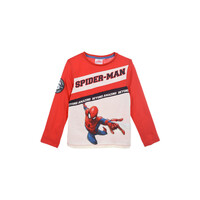 Textil Chlapecké Trička s dlouhými rukávy TEAM HEROES  T SHIRT SPIDERMAN Červená / Bílá