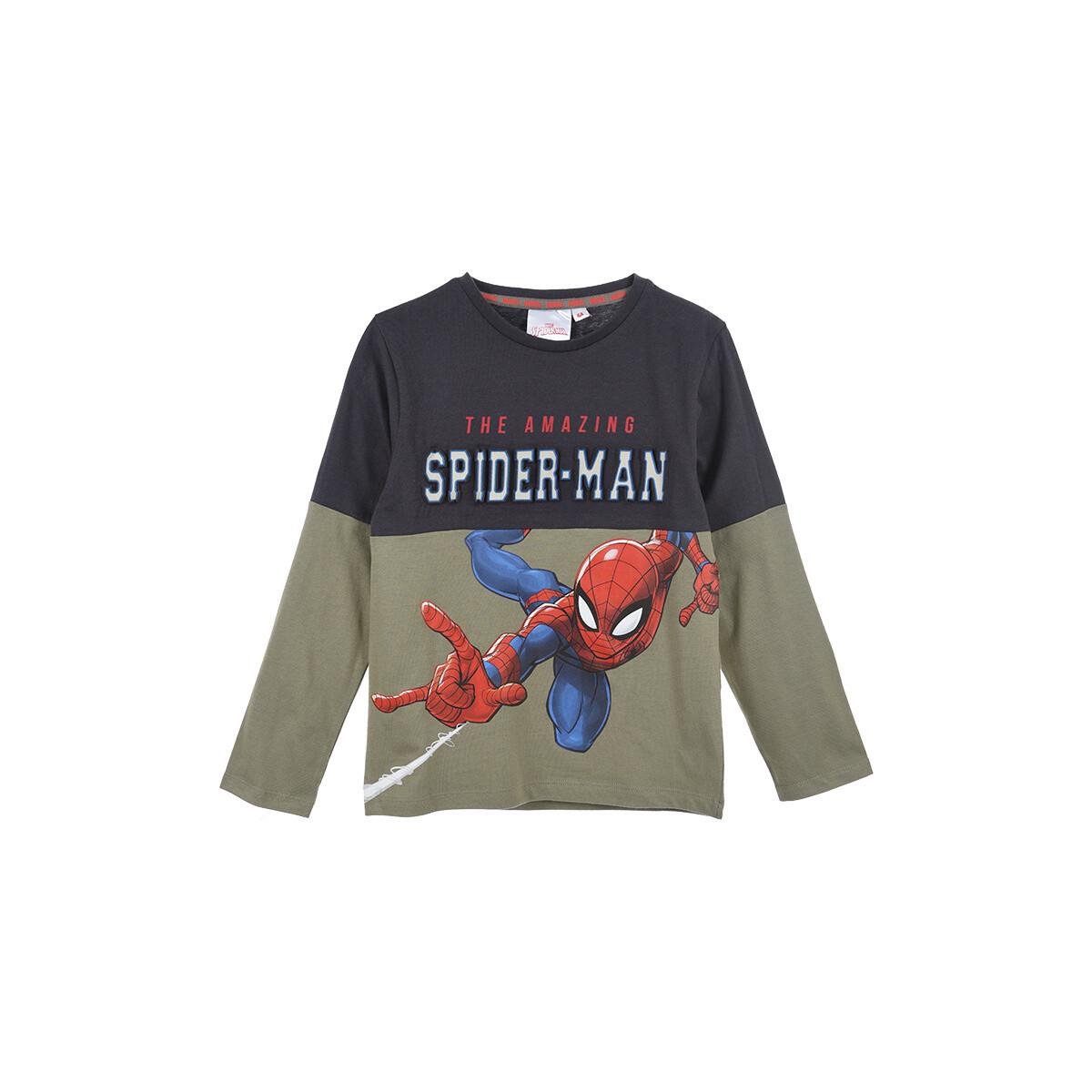 Textil Chlapecké Trička s dlouhými rukávy TEAM HEROES  T SHIRT SPIDERMAN Šedá