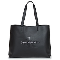 Taška Ženy Velké kabelky / Nákupní tašky Calvin Klein Jeans SCULPTED SLIM TOTE34 MONO Černá