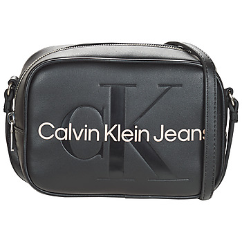 Taška Ženy Kabelky s dlouhým popruhem Calvin Klein Jeans SCULPTED CAMERA BAG18 MONO Černá