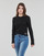 Textil Ženy Trička s dlouhými rukávy Calvin Klein Jeans BADGE RIB BABY TEE LONG SLEEVE Černá