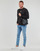 Textil Muži Mikiny Calvin Klein Jeans MONOLOGO CREW NECK Černá