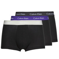 Spodní prádlo Muži Boxerky Calvin Klein Jeans LOW RISE TRUNK X3 Černá