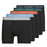 Spodní prádlo Muži Boxerky Calvin Klein Jeans BOXER BRIEF X5 Černá