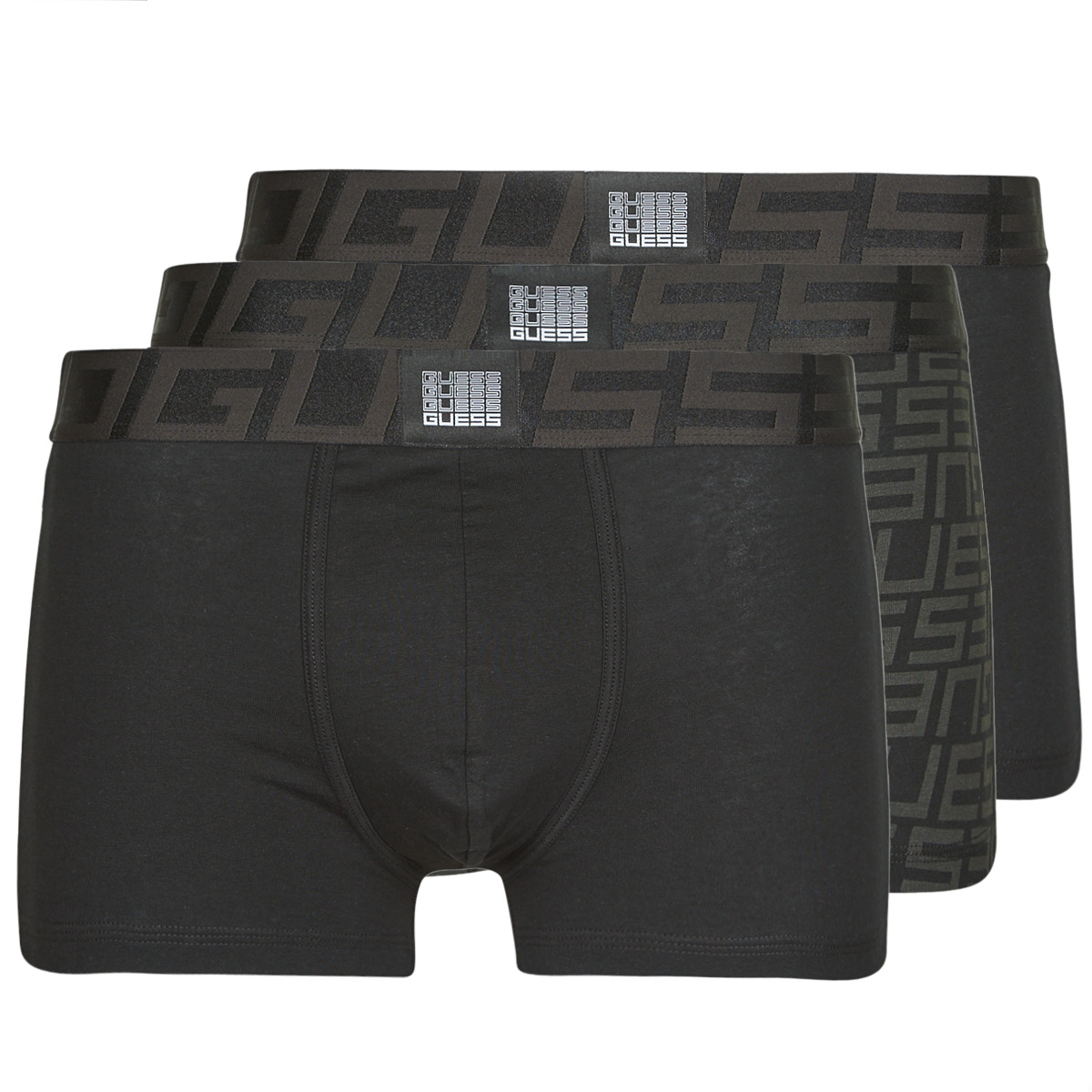 Spodní prádlo Muži Boxerky Guess IDOL BOXER TRUNK PACK X3 Černá / Černá / Černá