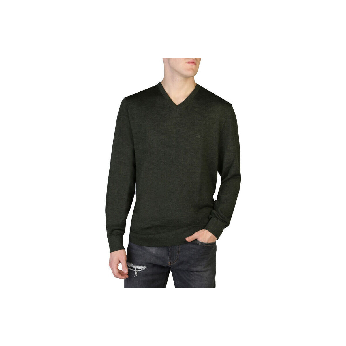 Textil Muži Svetry Calvin Klein Jeans - k10k110423 Zelená