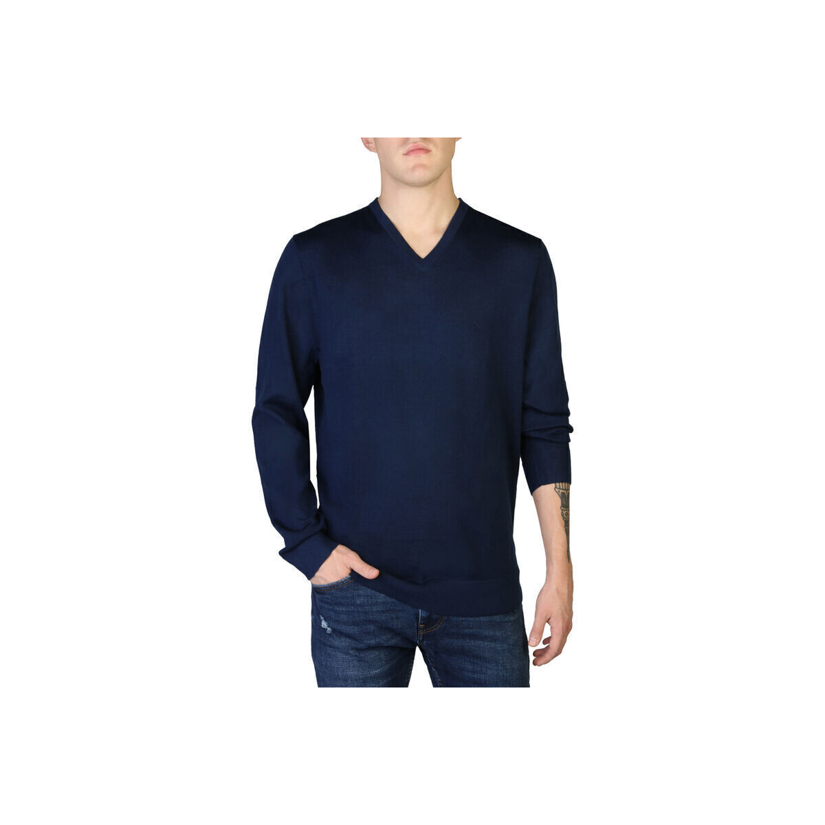 Textil Muži Svetry Calvin Klein Jeans - k10k110423 Modrá