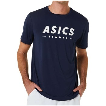 Textil Muži Trička s krátkým rukávem Asics Court Tennis Graphic Tmavě modrá