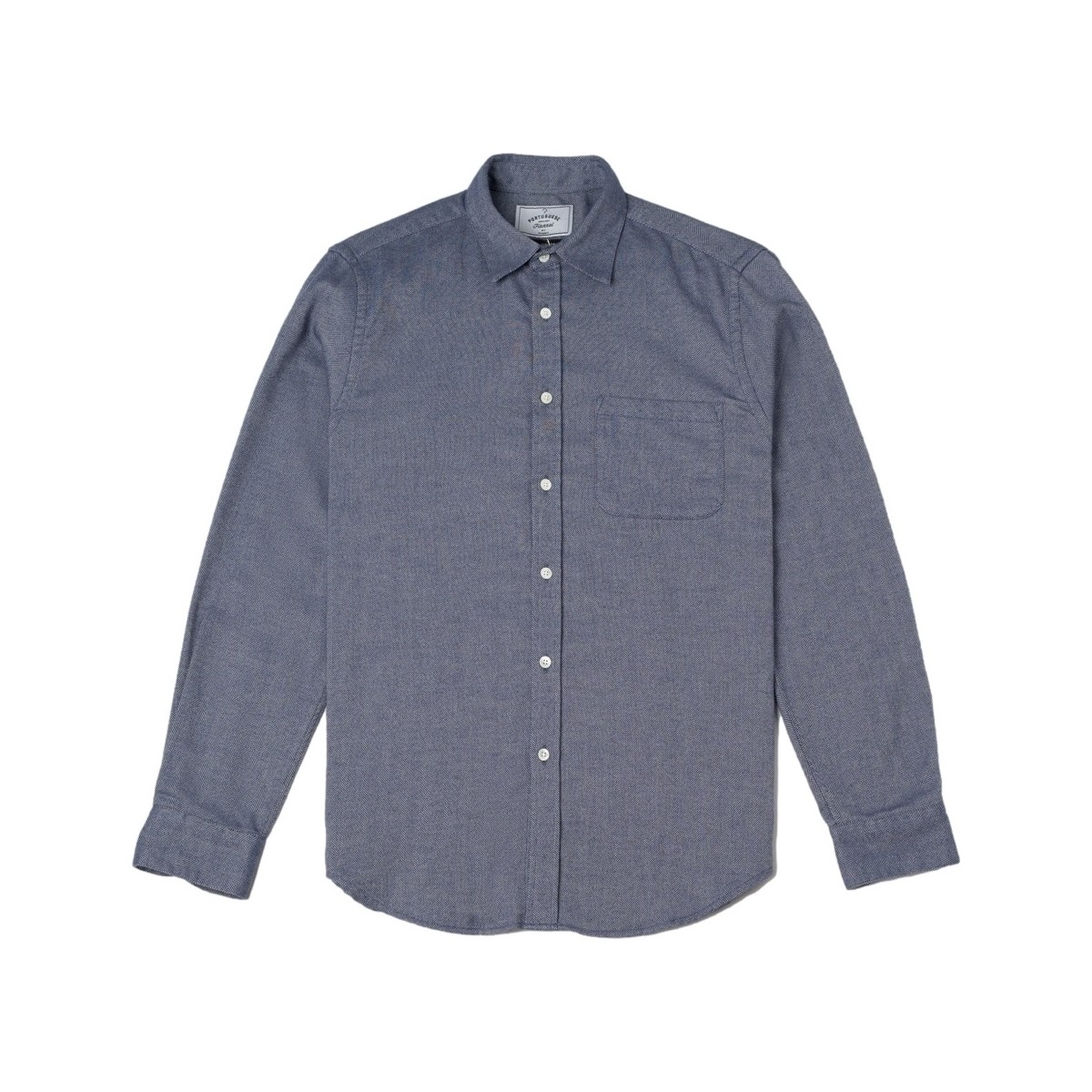 Textil Muži Košile s dlouhymi rukávy Portuguese Flannel Espiga Shirt - Blue Modrá