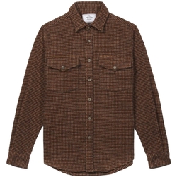 Textil Muži Košile s dlouhymi rukávy Portuguese Flannel Leaf Overshirt Hnědá