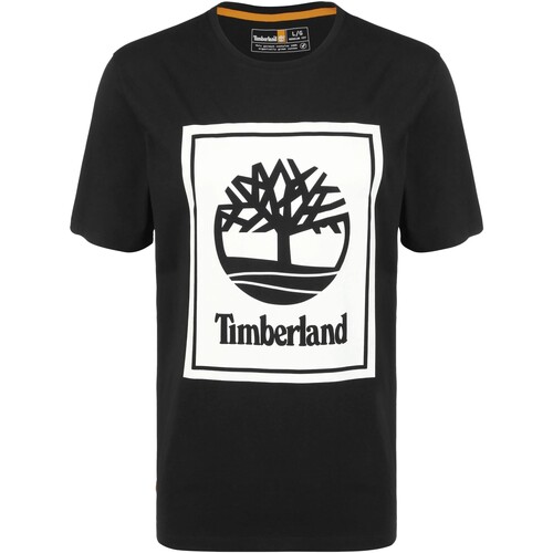 Textil Muži Trička s krátkým rukávem Timberland 208597 Černá