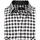 Textil Muži Košile s dlouhymi rukávy D Street Pánská košile s krátkým rukávem Nalnt černo-bílá Bílá
