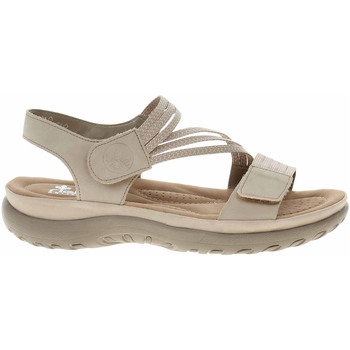 Boty Ženy Sandály Rieker Dámské sandály  64870-62 beige Béžová