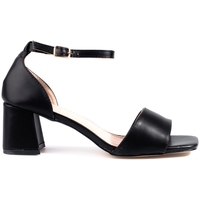 Boty Ženy Sandály Pk Jedinečné dámské  sandály černé na širokém podpatku 