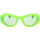 Hodinky & Bižuterie sluneční brýle Ambush Occhiali da Sole  Pryzma 15555 Zelená
