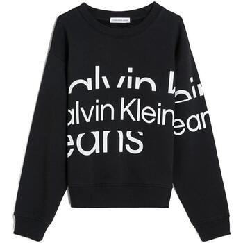 Textil Chlapecké Mikiny Calvin Klein Jeans  Černá