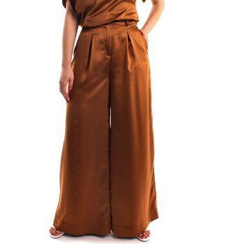 Textil Ženy Turecké kalhoty / Harémky Manila Grace P315PU Hnědá