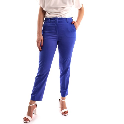 Textil Ženy Oblekové kalhoty Max Mara GINECEO Modrá