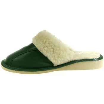 Boty Ženy Papuče Just Mazzoni Dámske luxusné kožené zelené papuče GITA Zelená