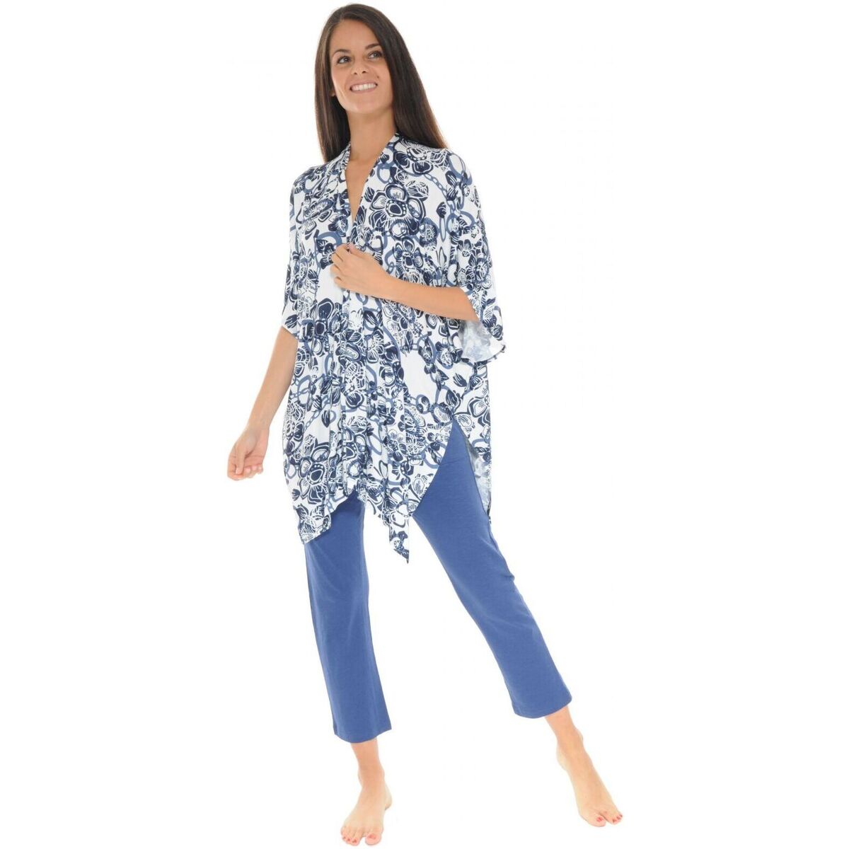 Textil Ženy Pyžamo / Noční košile Christian Cane VALERY Modrá