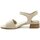 Boty Ženy Sandály Jana 8-28260-20 béžové dámské sandály na podpatku šíře H Béžová