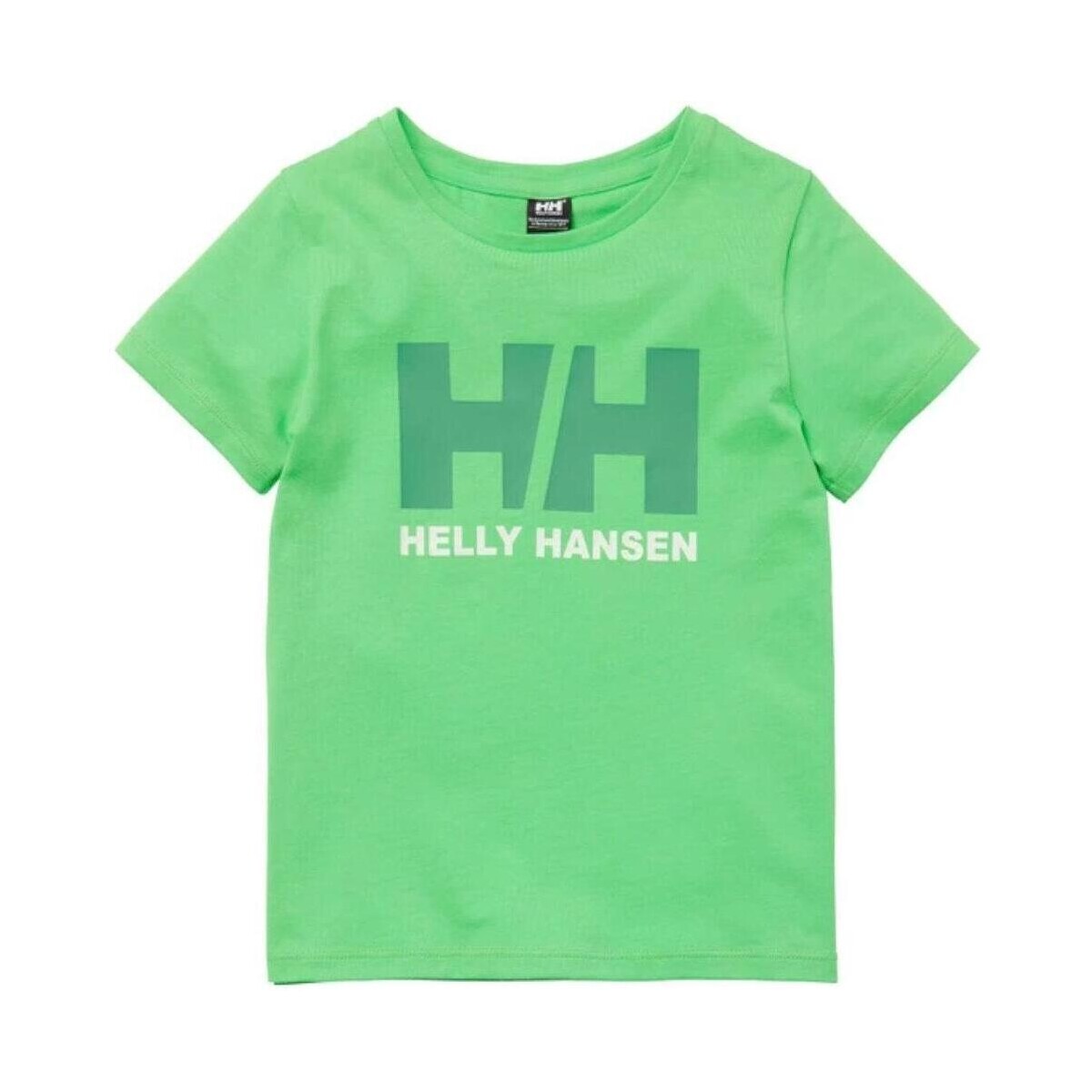 Textil Chlapecké Trička s krátkým rukávem Helly Hansen  Zelená