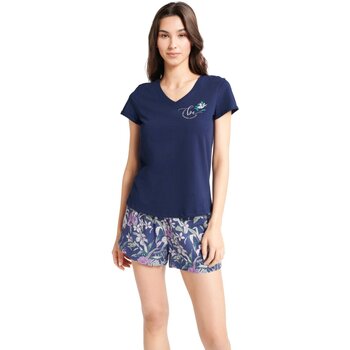 Textil Ženy Pyžamo / Noční košile Esotiq & Henderson Dámské pyžamo 40621 Bluebird 