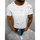 Textil Muži Trička s krátkým rukávem Ozonee Pánské tričko Sarayaq bílá Bílá