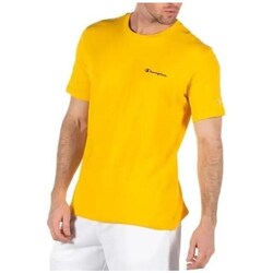 Textil Muži Trička s krátkým rukávem Champion Crewneck Tshirt Žlutá