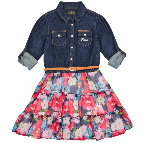 Textil Dívčí Krátké šaty Guess J3YK15           
