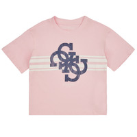 Textil Dívčí Trička s krátkým rukávem Guess J3YI36 Růžová
