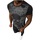 Textil Muži Trička s krátkým rukávem Ozonee Pánské tričko Porij černá Černá
