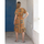Textil Ženy Společenské šaty Isla Bonita By Sigris Dlouhé Midi Šaty Hnědá