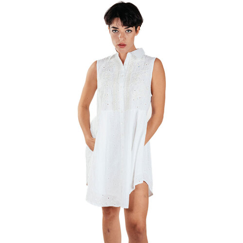 Textil Ženy Šaty Isla Bonita By Sigris Šaty Bílá