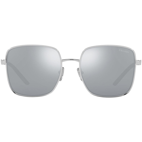 Hodinky & Bižuterie sluneční brýle Prada Occhiali da Sole  PR55YS 1BC02R Stříbrná       