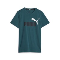 Textil Chlapecké Trička s krátkým rukávem Puma ESS+ 2 COL LOGO TEE B Zelená