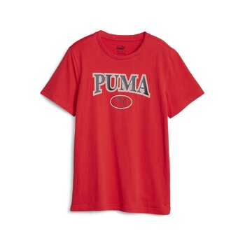 Textil Chlapecké Trička s krátkým rukávem Puma PUMA SQUAD TEE B Červená