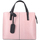 Taška Ženy Kabelky  Borse In Pelle Kožená růžová dámská kabelka do ruky v kroko designu Merle Růžová