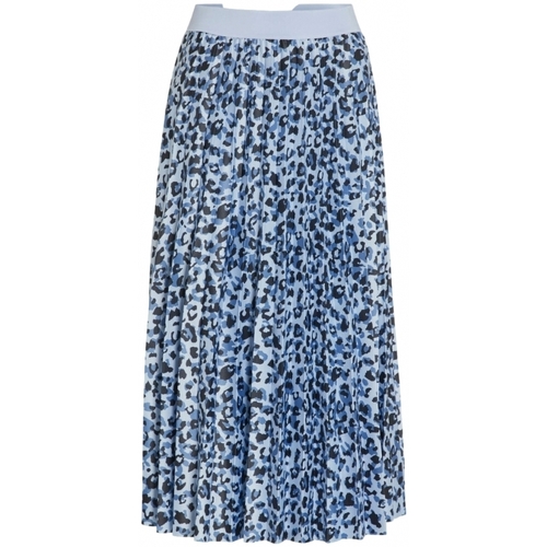 Textil Ženy Sukně Vila Noos Skirt Nitban - Kentucky Blue Modrá