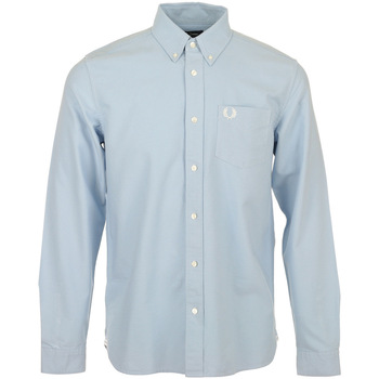 Fred Perry Košile s dlouhymi rukáv Oxford Shirt - Modrá