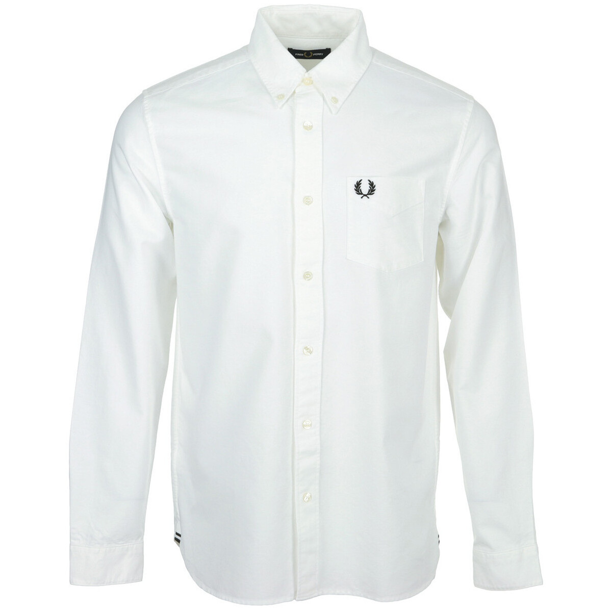 Levně Fred Perry Košile s dlouhymi rukáv Oxford Shirt Bílá