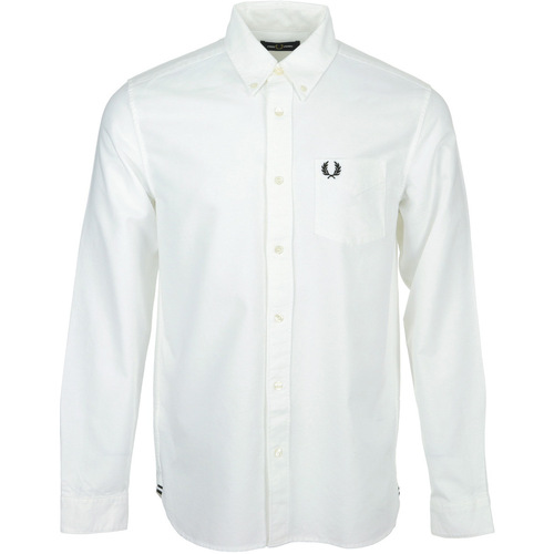 Textil Muži Košile s dlouhymi rukávy Fred Perry Oxford Shirt Bílá