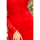 Textil Ženy Krátké šaty Numoco Dámské krajkové šaty s výstřihem Carter červená Červená
