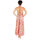 Textil Ženy Společenské šaty Isla Bonita By Sigris Dlouhé Midi Šaty Růžová