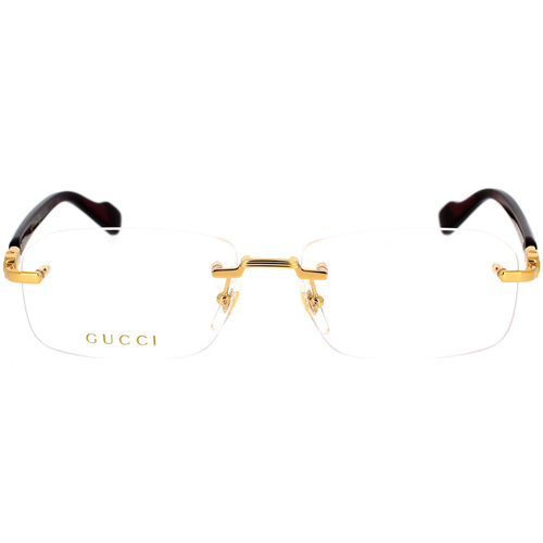 Hodinky & Bižuterie sluneční brýle Gucci Occhiali da Vista  GG1221O 003 Zlatá