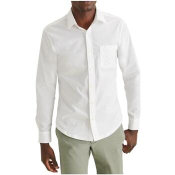 Textil Muži Košile s dlouhymi rukávy Dockers  Bílá